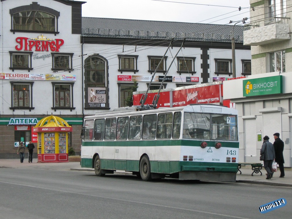 Рівне, Škoda 14Tr05 № 143
