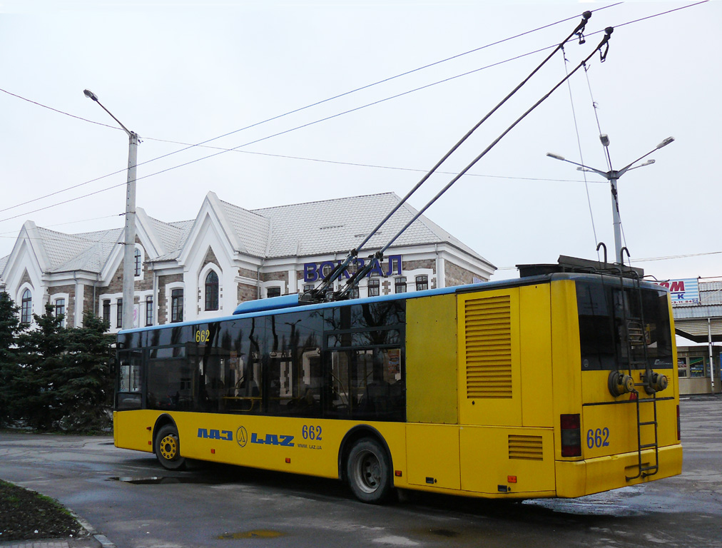 Кривой Рог, ЛАЗ E183D1 № 662