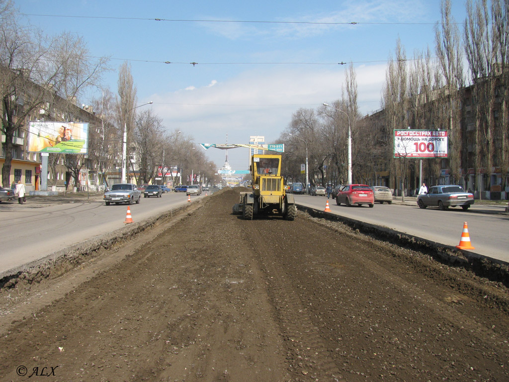 Voronezh — Track dismantling and maintenance