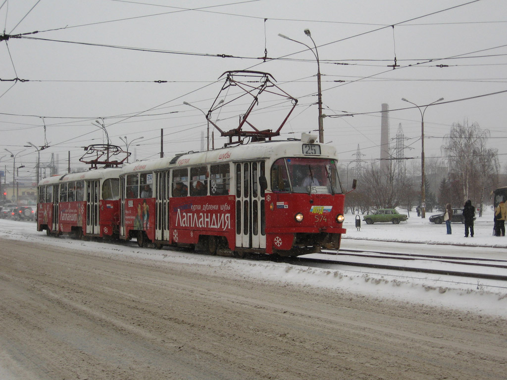 Екатеринбург, Tatra T3SU № 574