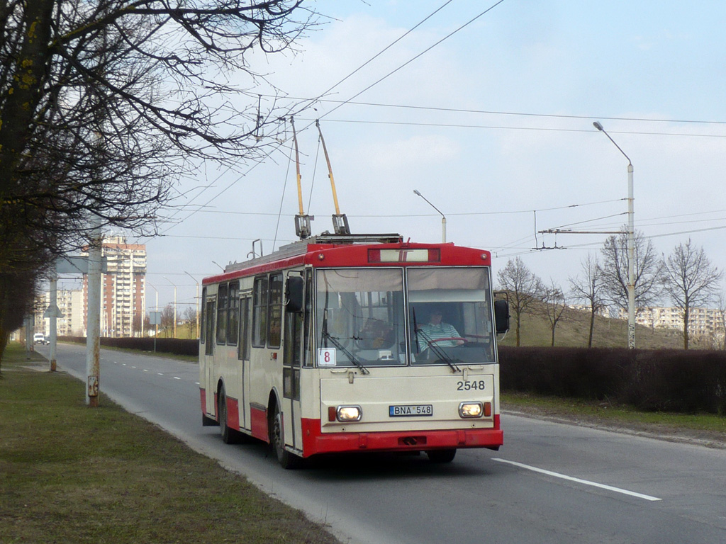 Вильнюс, Škoda 14Tr89/6 № 2548