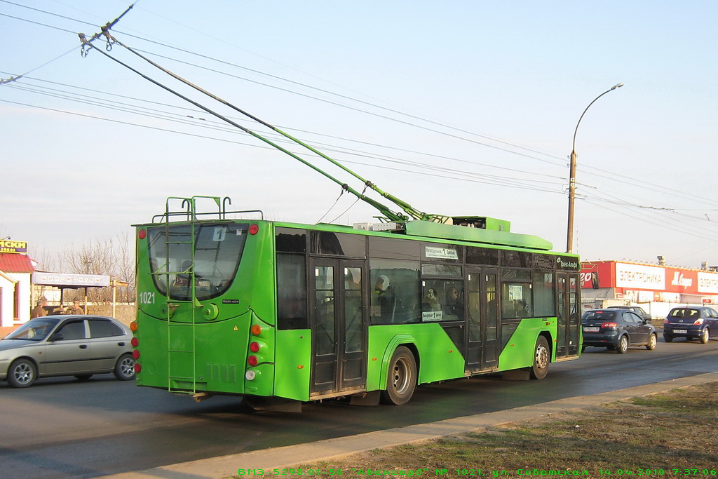 Тамбов, ВМЗ-5298.01 «Авангард» № 1021