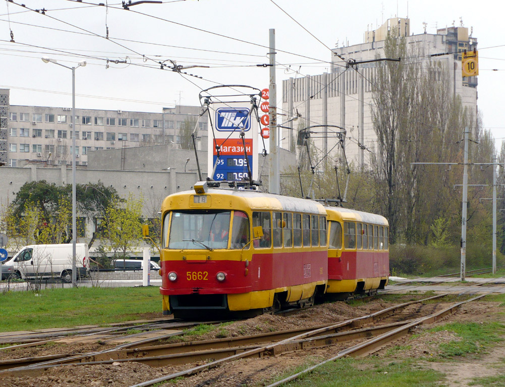 Киев, Tatra T3SU № 5662