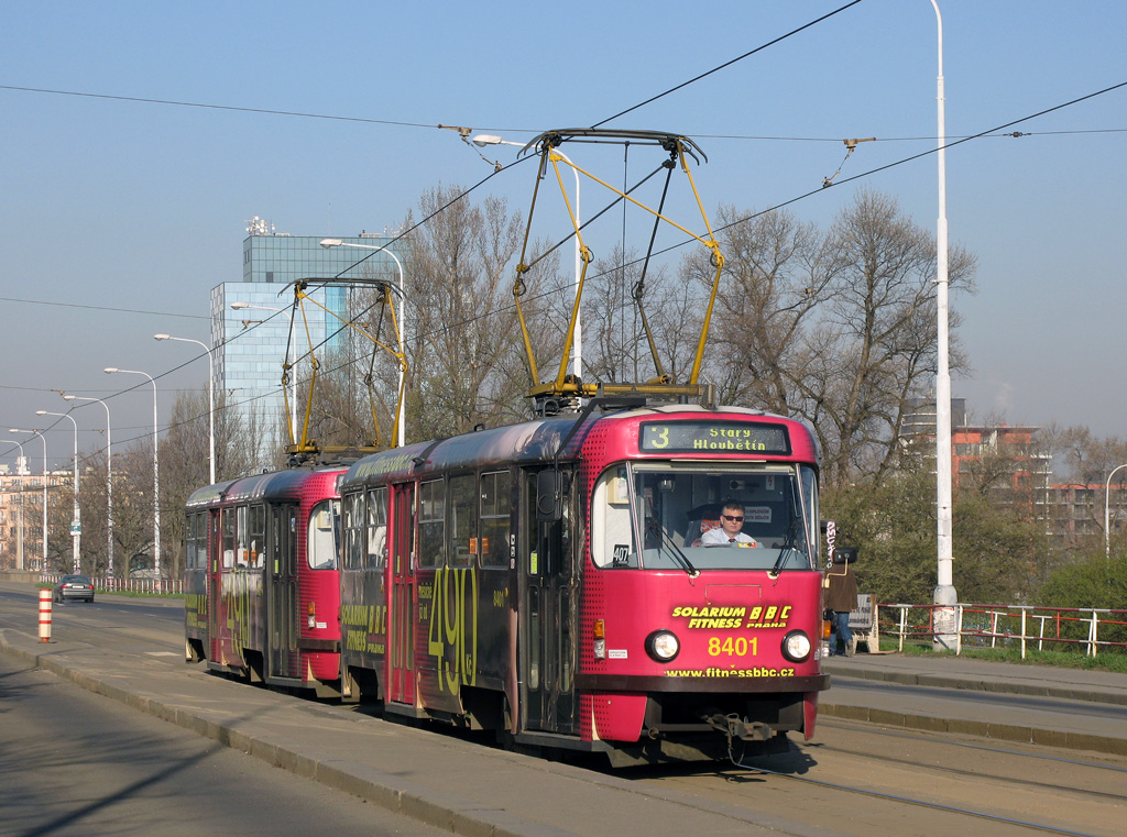 Прага, Tatra T3R.P № 8401