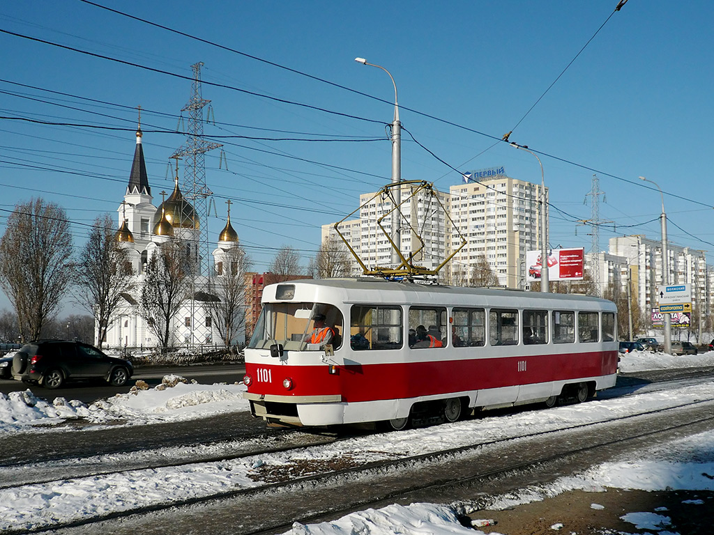 Самара, Tatra T3SU (двухдверная) № 1101