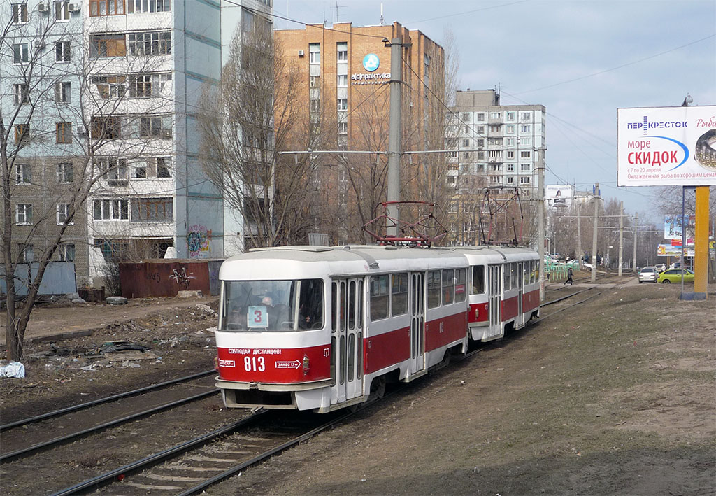 Самара, Tatra T3SU № 813