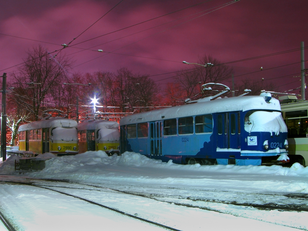 Москва, Tatra T3SU № 0224