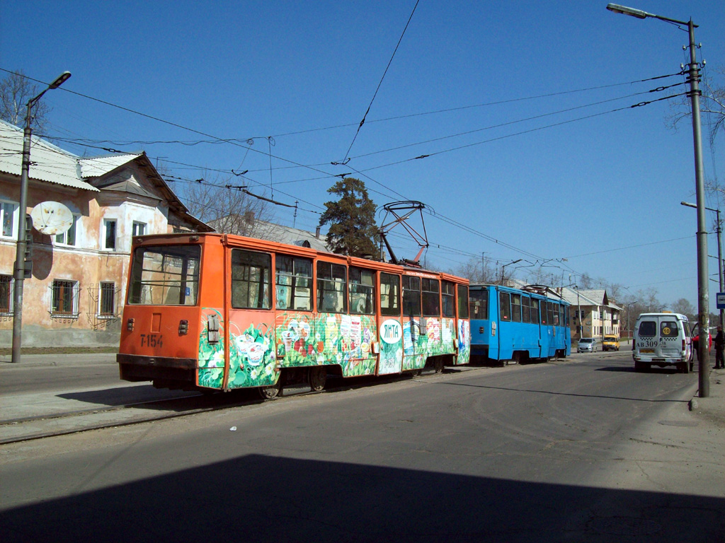 Ангарск, 71-605 (КТМ-5М3) № 154; Ангарск — ДТП и происшествия
