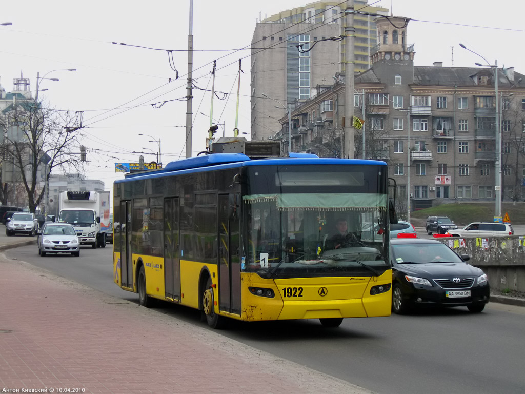 Киев, ЛАЗ E183D1 № 1922