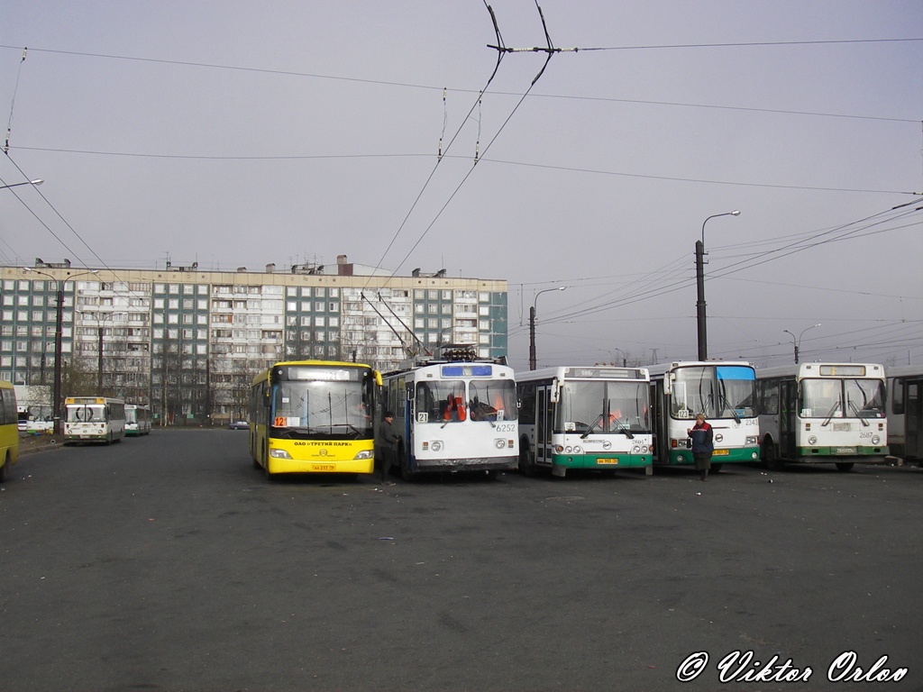 Санкт-Петербург — Конечные станции и разворотные кольца