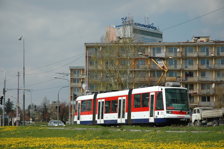 Оломоуц, Škoda 03T1 Astra № 201