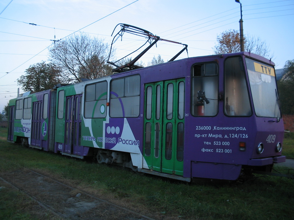 Kaliningrad, Tatra KT4SU # 409
