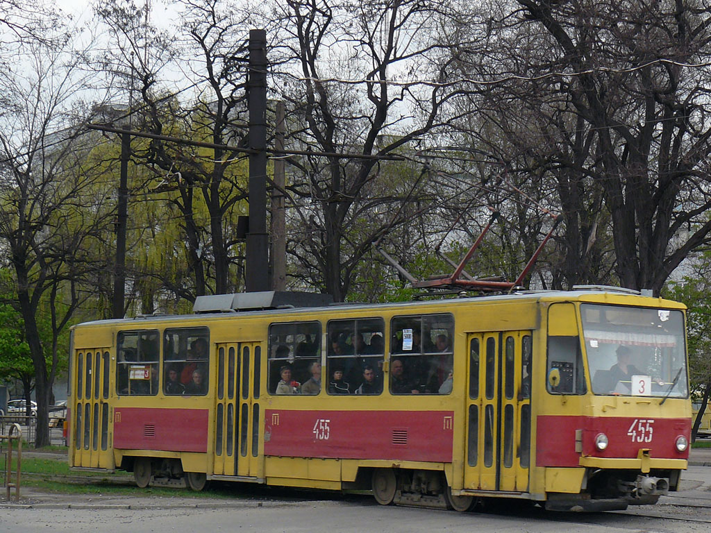 Запорожье, Tatra T6B5SU № 455