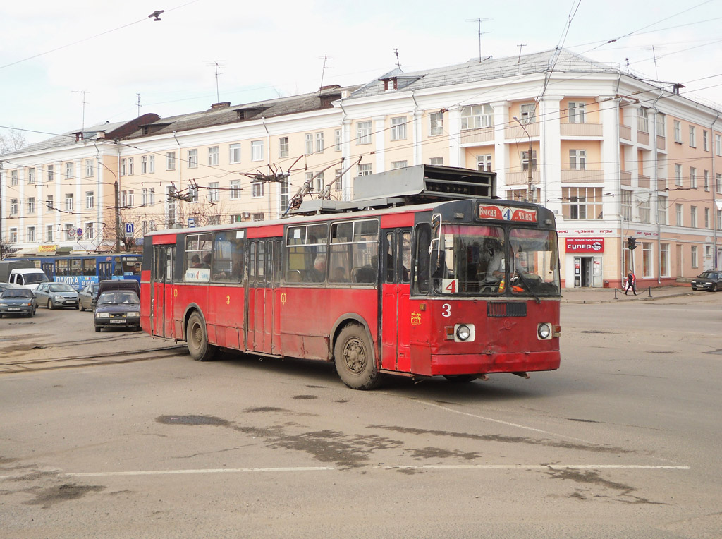 Тверь, ЗиУ-682Г10 № 3; Тверь — Троллейбусные линии: Пролетарский район