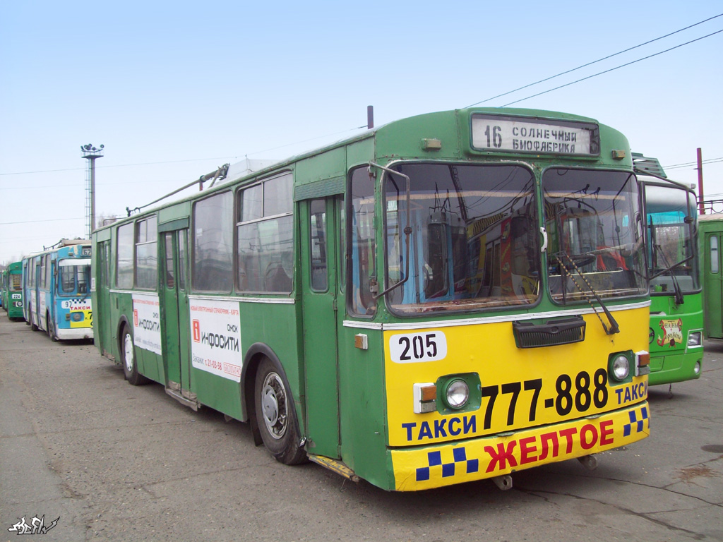 Омск, ЗиУ-682Г [Г00] № 205