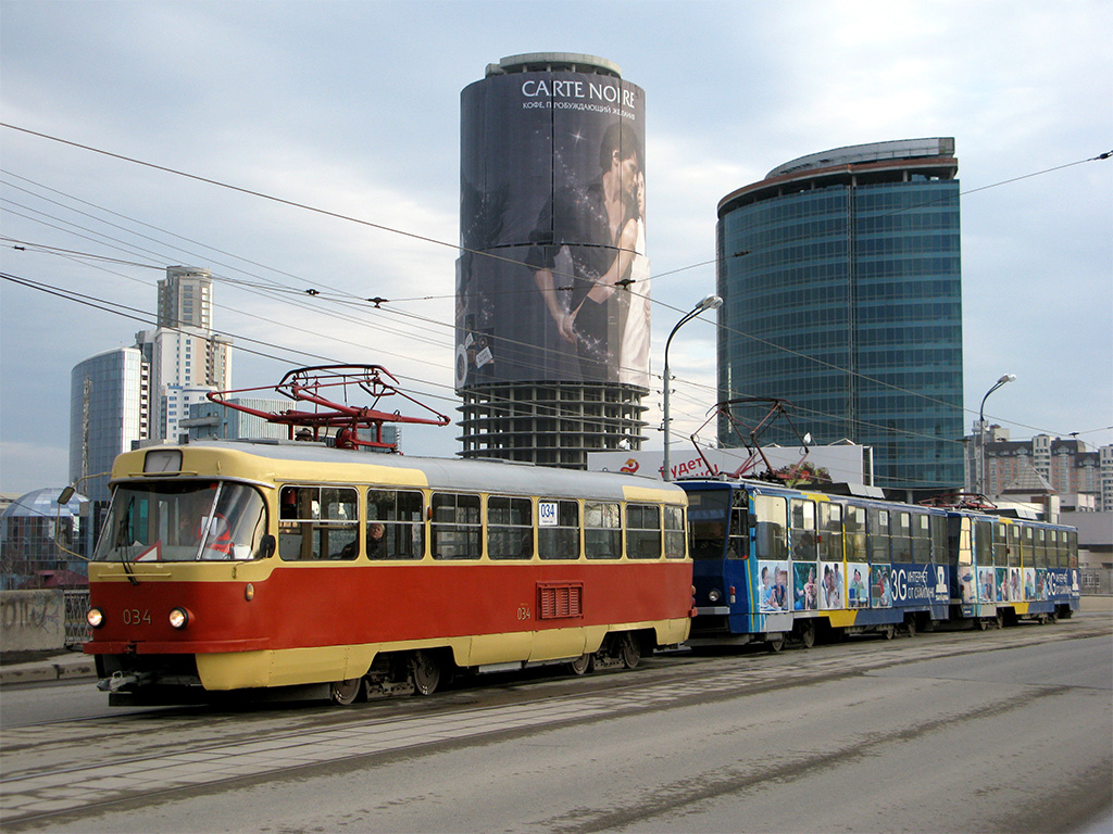Екатеринбург, Tatra T3SU (двухдверная) № 034