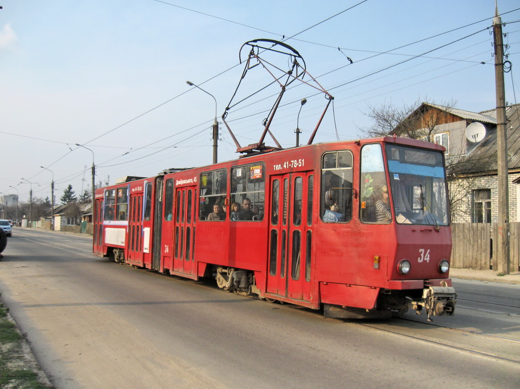 Житомир, Tatra KT4SU № 34