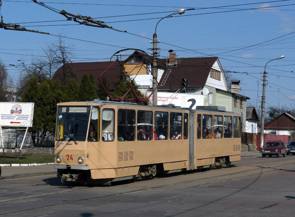 Житомир, Tatra KT4SU № 24