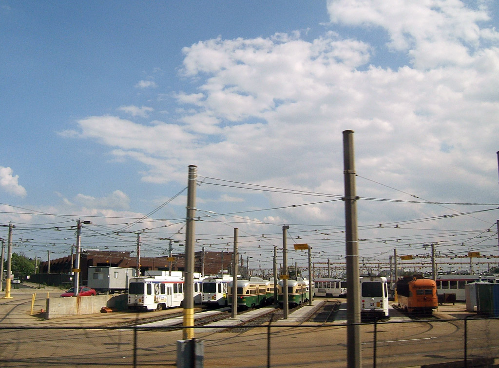 Филадельфия — Трамвайные депо