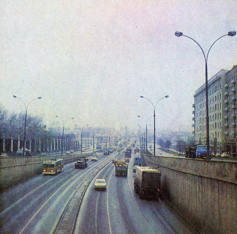 Москва — Исторические фотографии — Трамвай и Троллейбус (1946-1991)