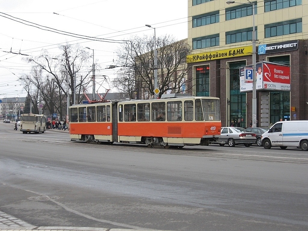 Kaliningrad, Tatra KT4SU # 419 Kaliningrad, Tatra KT4SU # 419