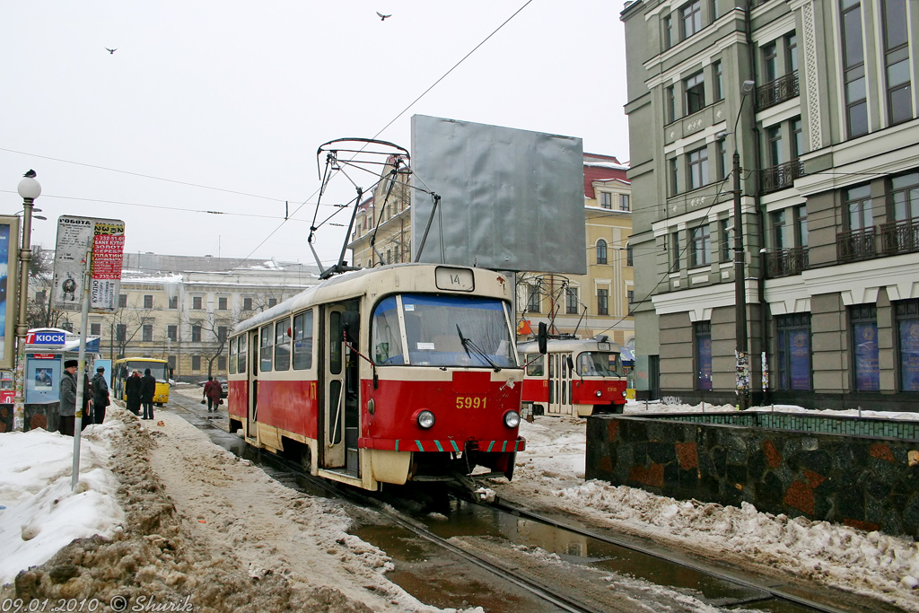 Киев, Tatra T3SU № 5991