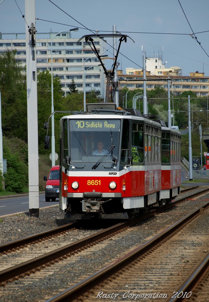 Прага, Tatra T6A5 № 8651