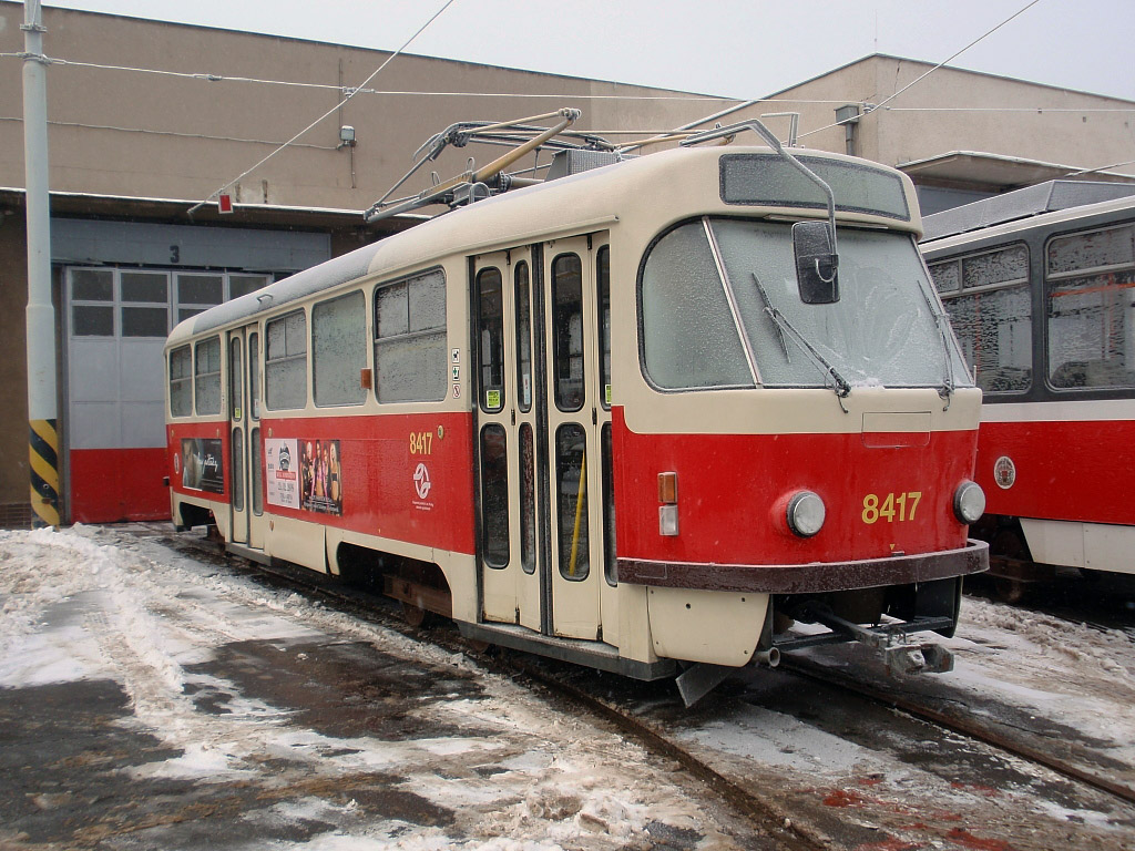 Прага, Tatra T3R.P № 8417