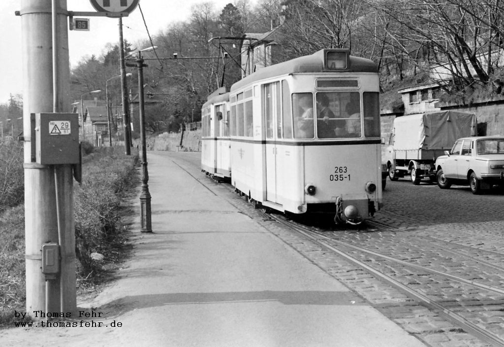 Дрезден, Gotha B57 № 263 035; Дрезден — Старые фотографии (трамвай)