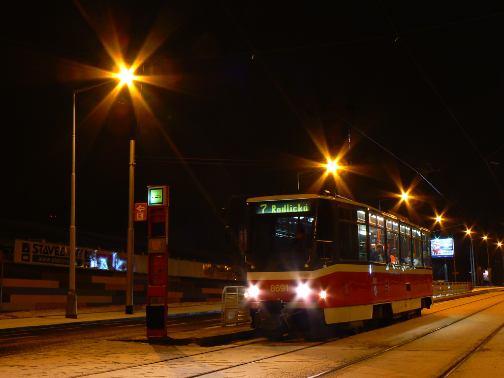 Прага, Tatra T6A5 № 8691
