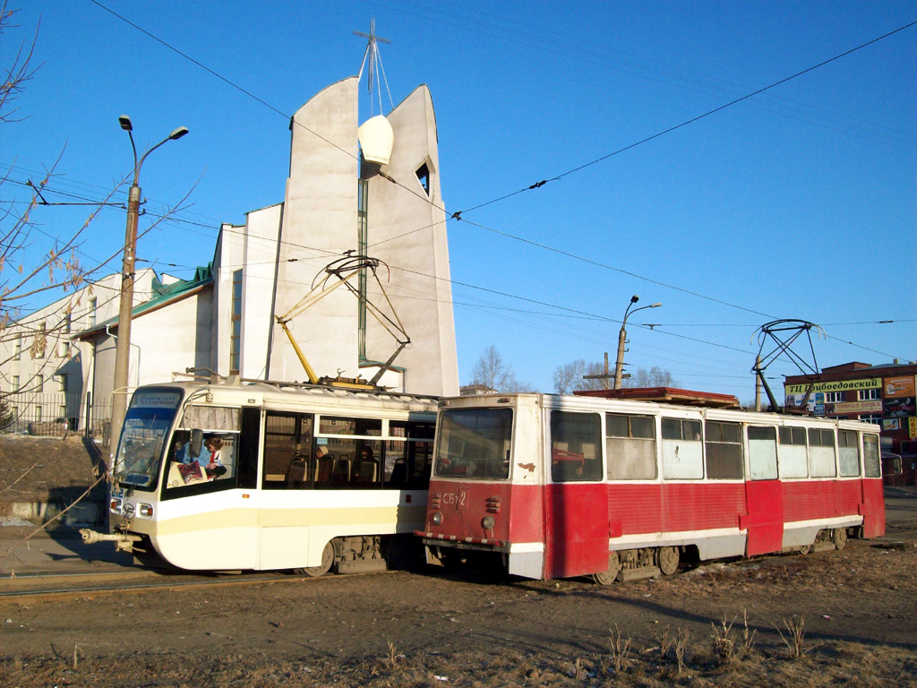 Иркутск, 71-605 (КТМ-5М3) № СВт-2 (177); Иркутск, 71-619КТ № 212