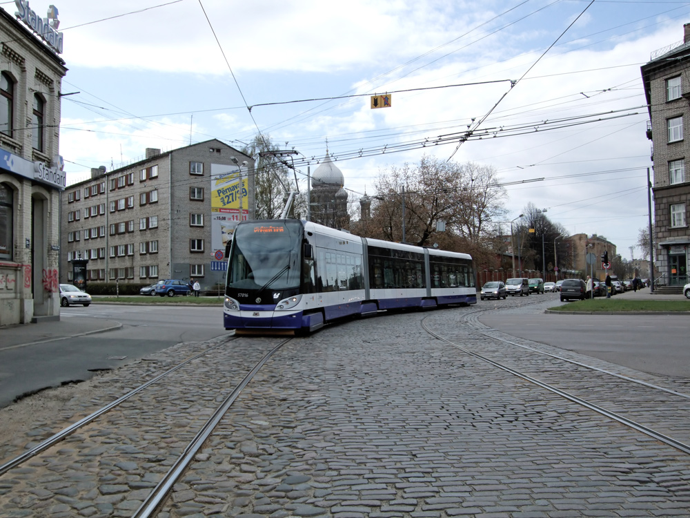 Рига, Škoda 15T ForCity Alfa Riga № 57016