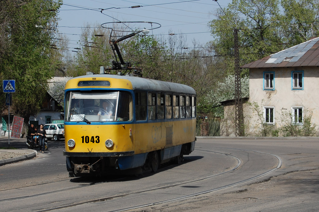 Алматы, Tatra T4D № 1043