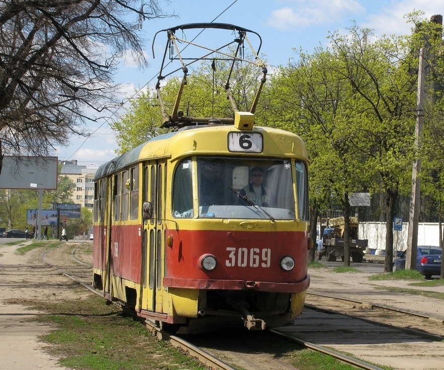 Харьков, Tatra T3SU № 3069