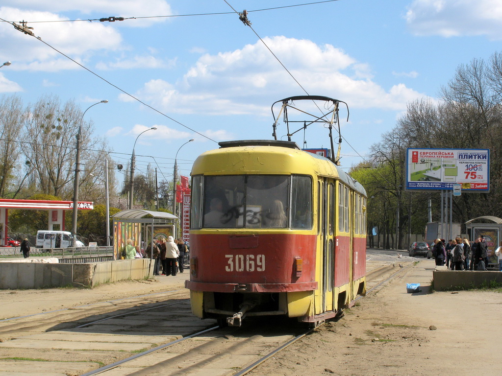 Харьков, Tatra T3SU № 3069