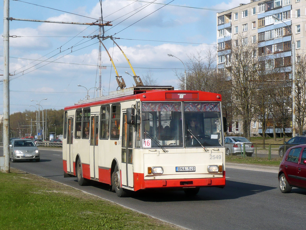 Вильнюс, Škoda 14Tr89/6 № 2549