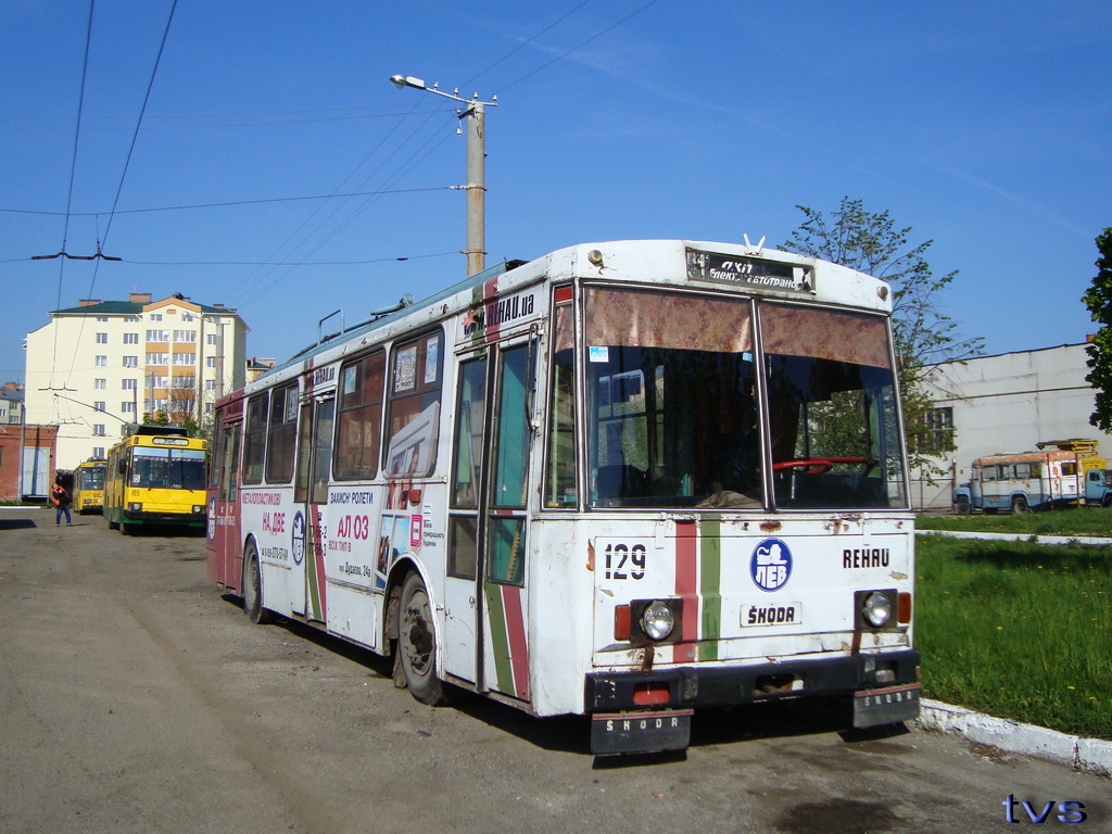 Івано-Франківськ, Škoda 14Tr02 № 129 Івано-Франківськ, Škoda 14Tr02 № 129