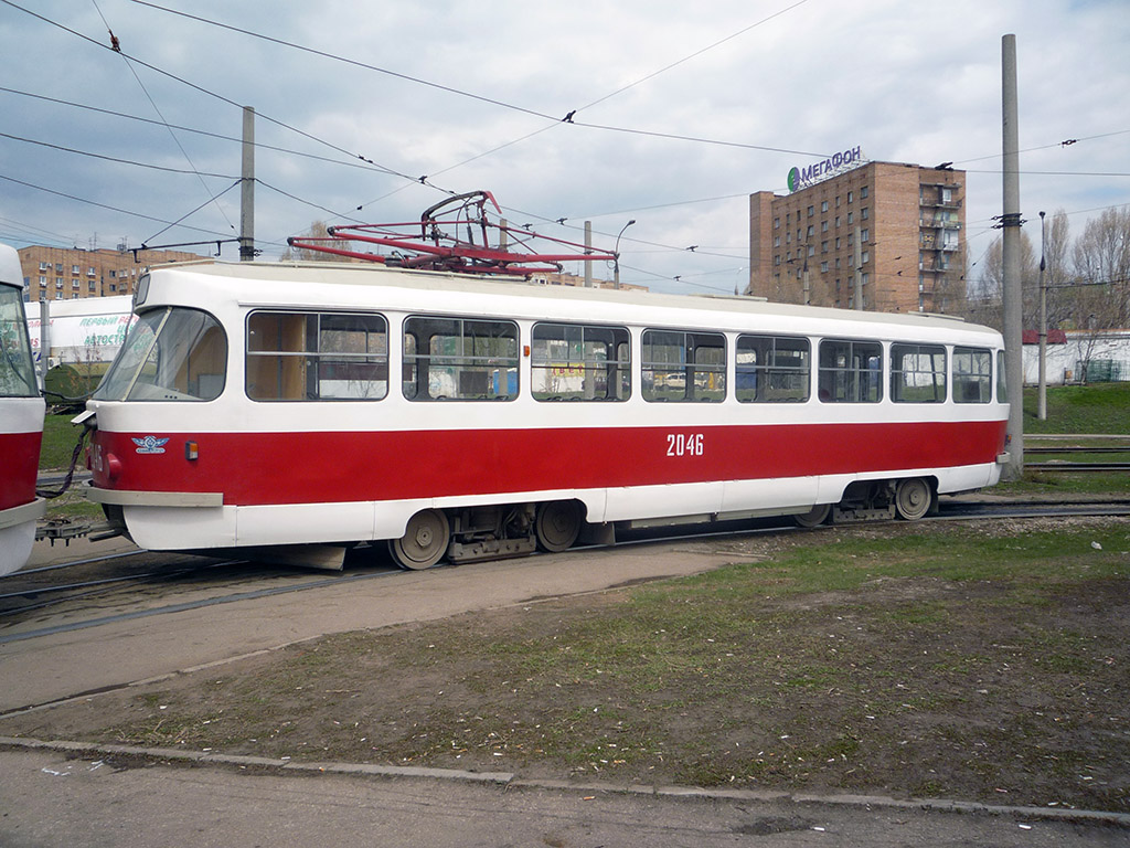 Самара, Tatra T3SU (двухдверная) № 2046; Самара — Конечные станции и кольца (трамвай) Самара, Tatra T3SU (двухдверная) № 2046; Самара — Конечные станции и кольца (трамвай)