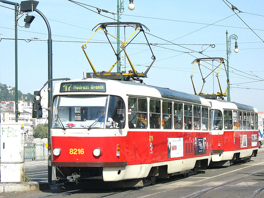 Прага, Tatra T3R.P № 8216