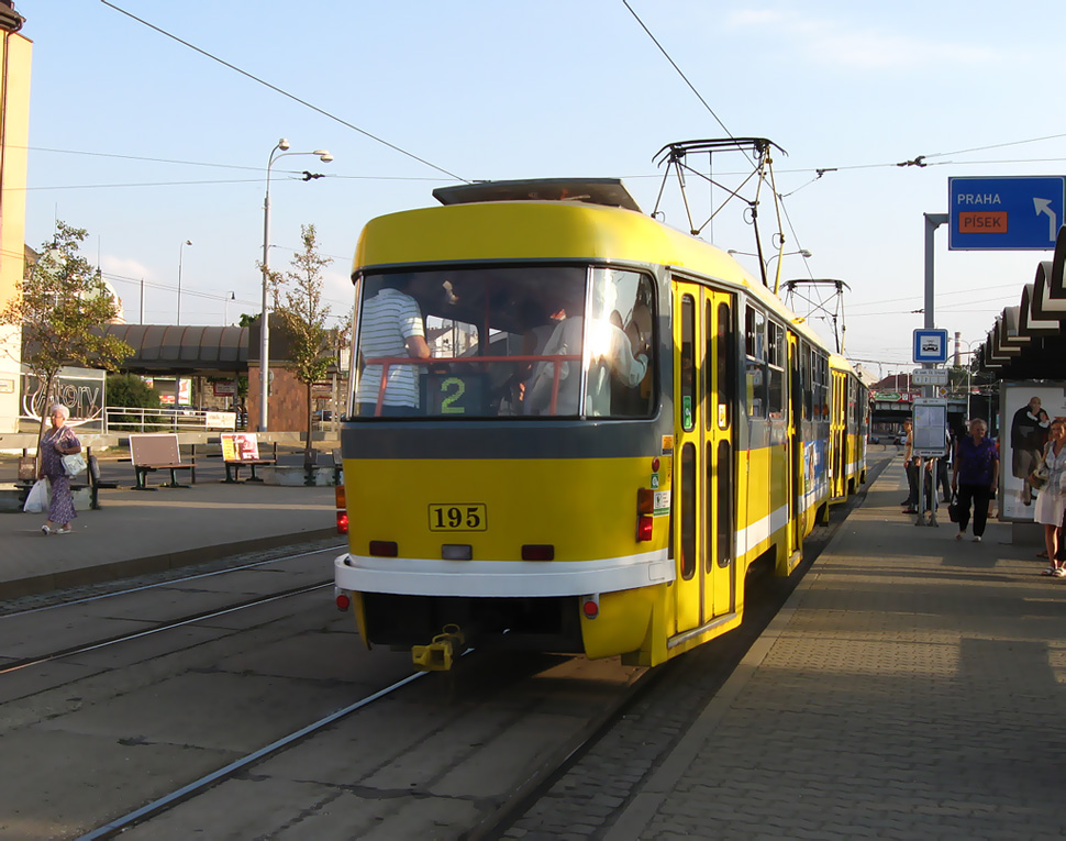 Пльзень, Tatra T3 № 195