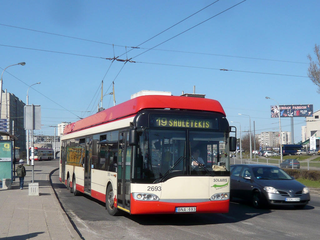 Вильнюс, Solaris Trollino II 15 AC № 2693
