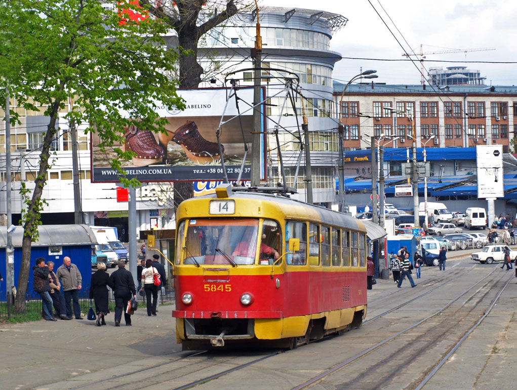 Киев, Tatra T3SU № 5845