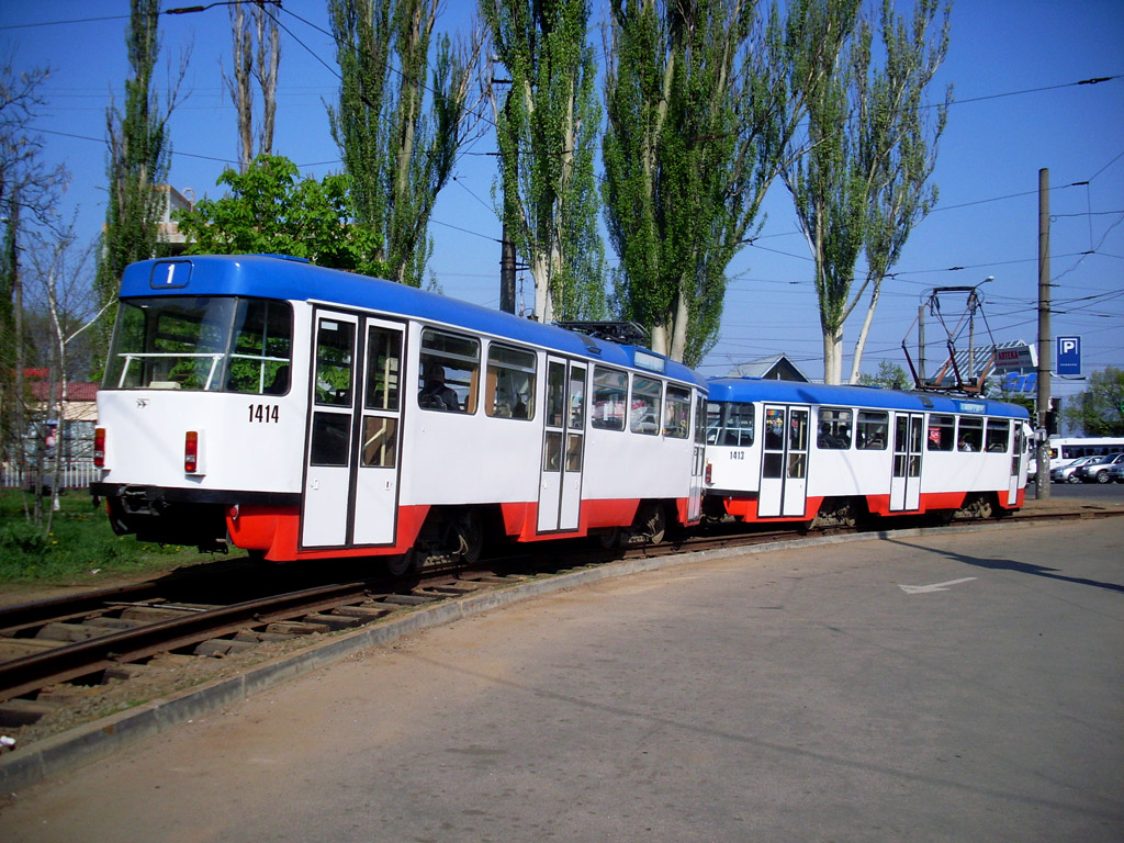Днепр, Tatra T3DC2 № 1414