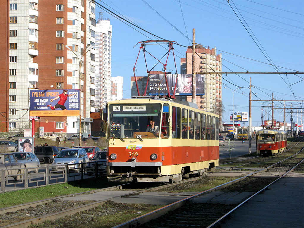 Екатеринбург, Tatra T6B5SU № 369