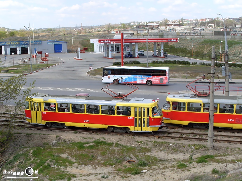 Волгоград, Tatra T3SU (двухдверная) № 2676