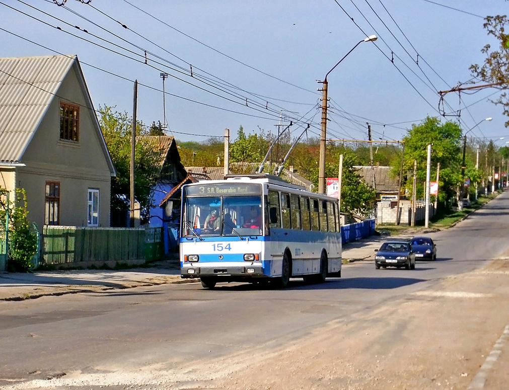 Бельцы, Škoda 14Tr13/6M № 154