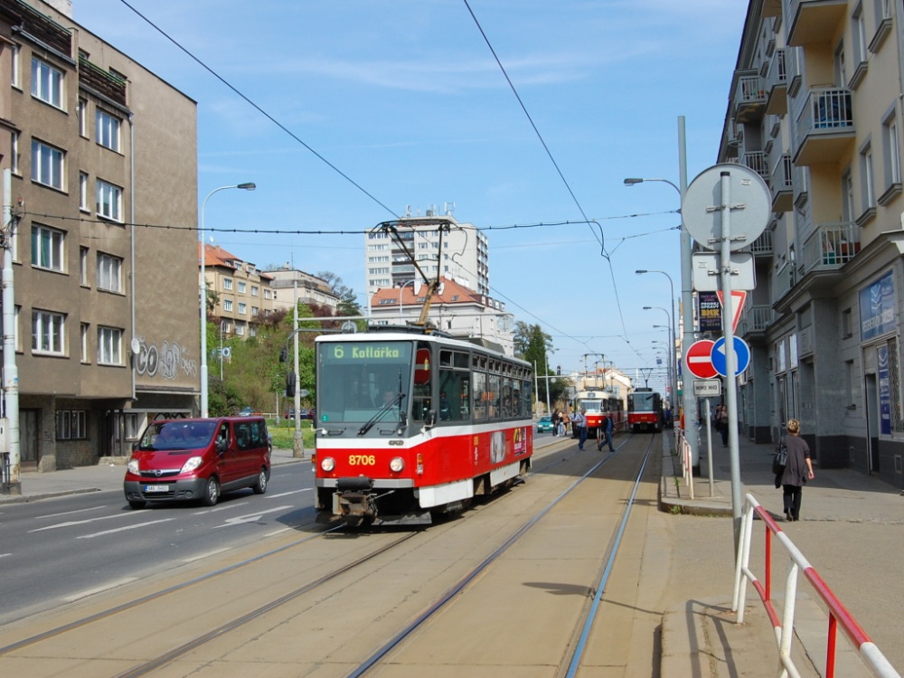 Прага, Tatra T6A5 № 8706