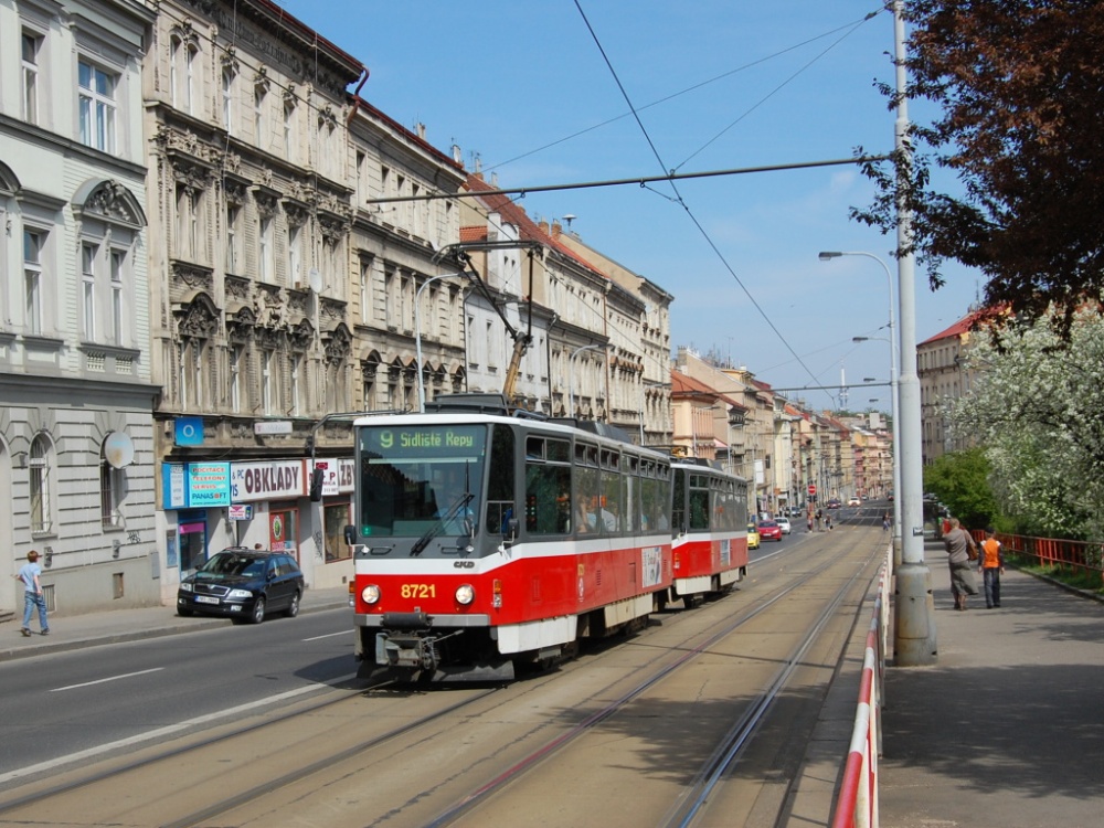 Прага, Tatra T6A5 № 8721