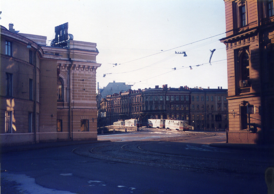 Sankt Petersburg — Tram lines and infrastructure