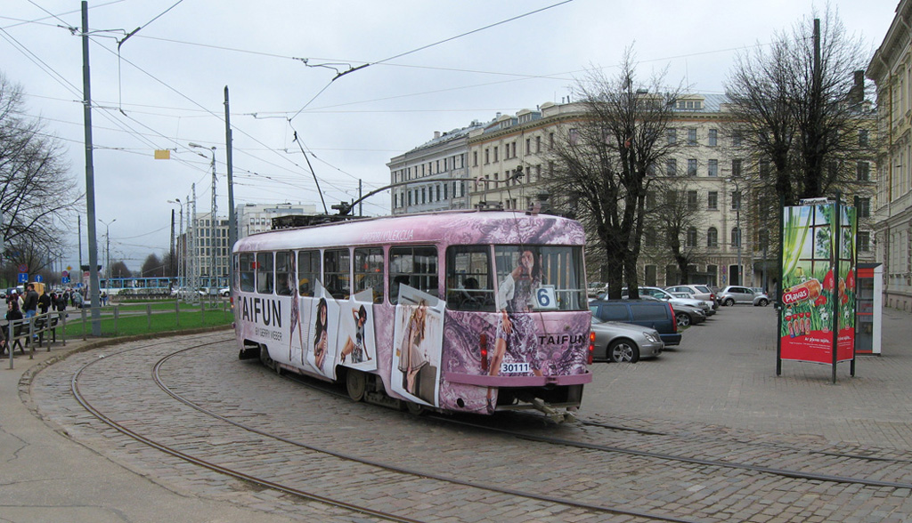 Рига, Tatra T3A № 30111